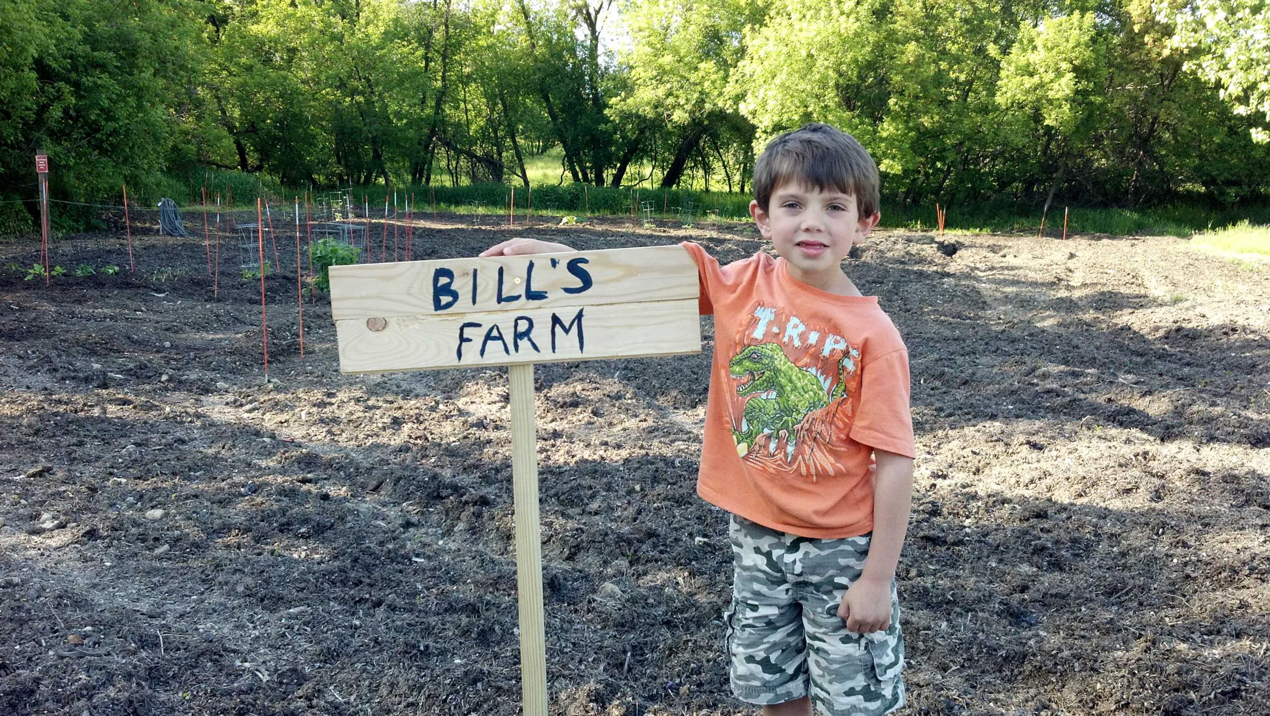 members of the community enjoying the garden